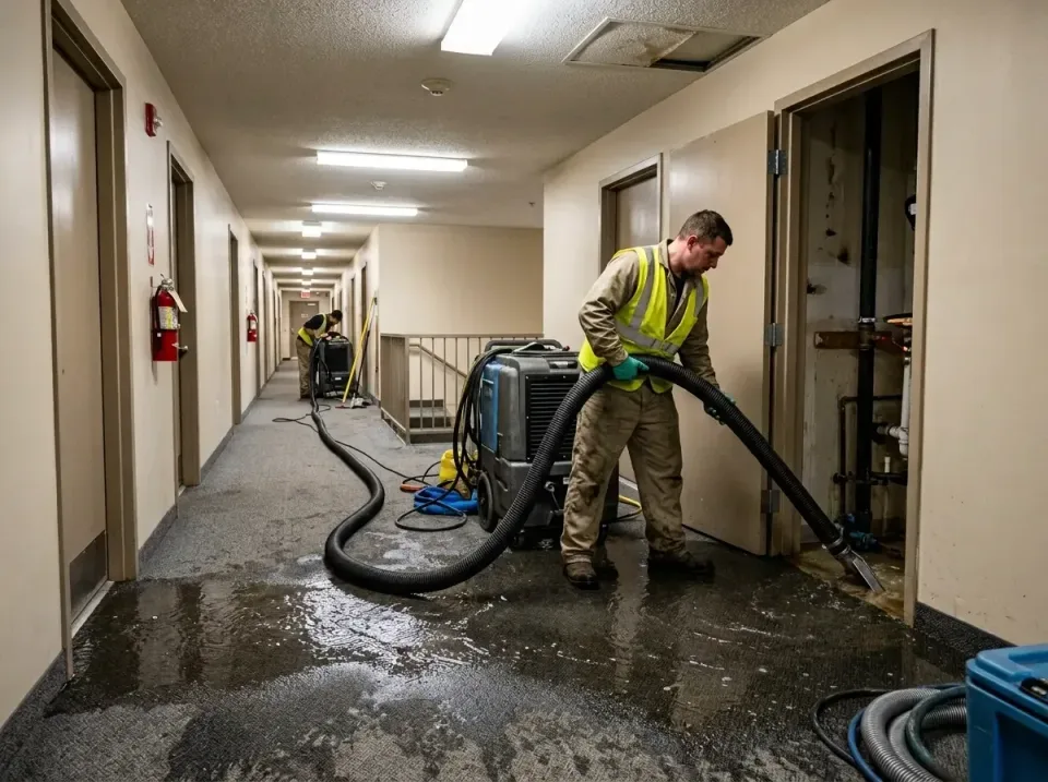 multi-unit-apartment-hallway-f-005 — frequently asked questions, Emergency Burst Pipe Water Extraction & Removal in South Du…